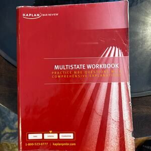 KAPLAN | BAR Review Multistate Workbook Practice MBE Questions Explanations